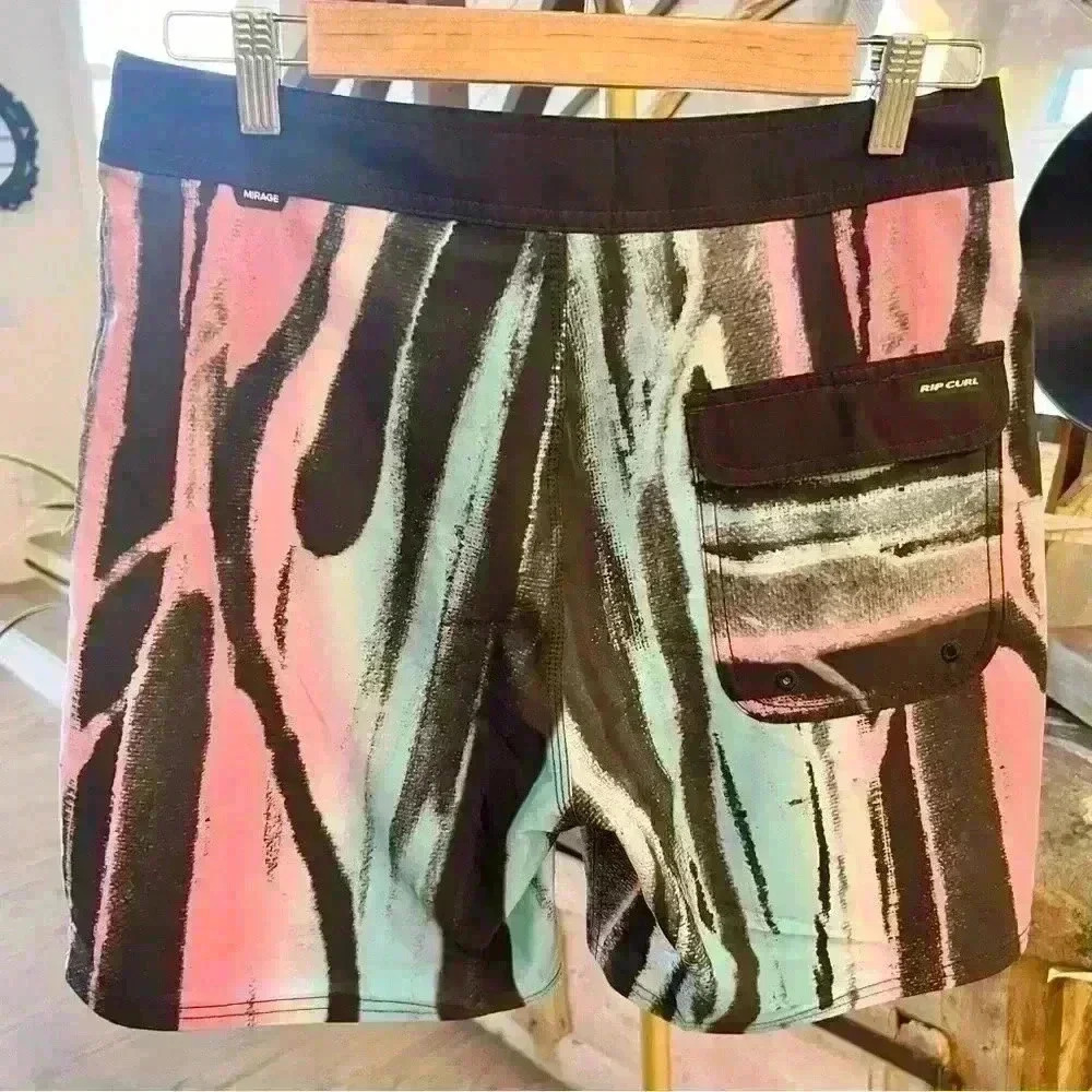 Rip Curl Men’s Mirage Resin Board Shorts In Washed Aqua Size 30 - Picture 4 of 15